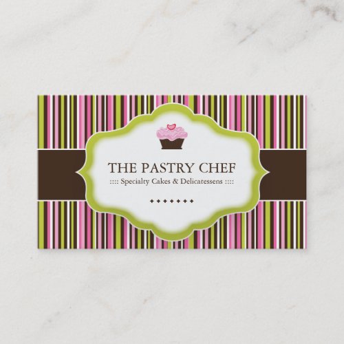 Whimsical Bakery Business Cards