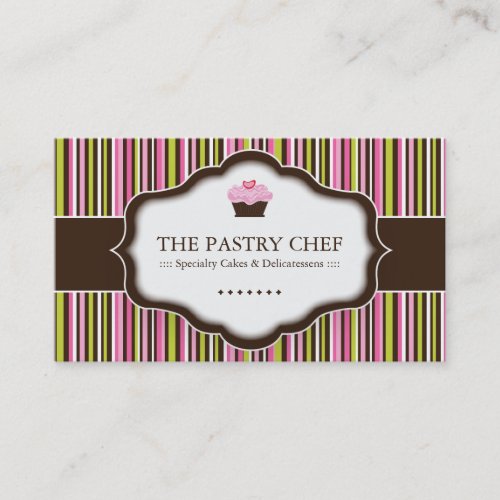 Whimsical Bakery Business Cards