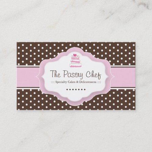 Whimsical Bakery Business Cards