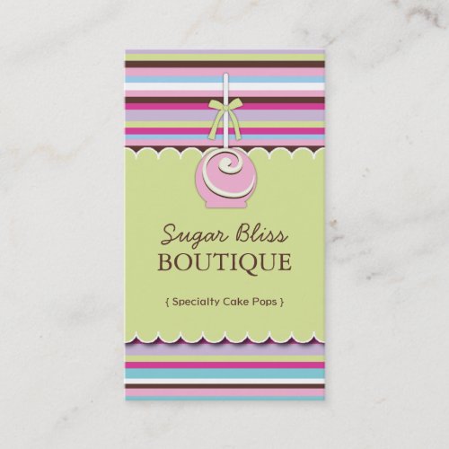 Whimsical Bakery Business Cards