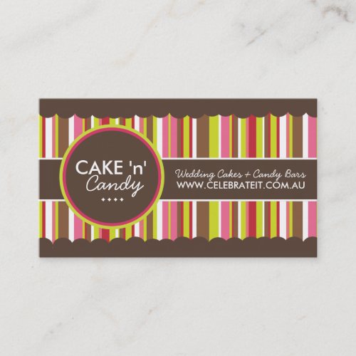 Whimsical Bakery Business Cards