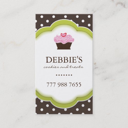 Whimsical Bakery Business Cards