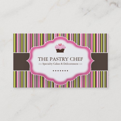Whimsical Bakery Business Cards