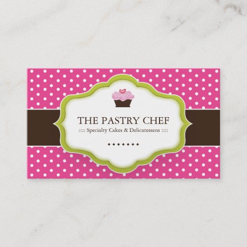 Whimsical Bakery Business Cards