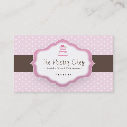 Whimsical Bakery Business Cards