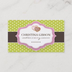 Whimsical Bakery Business Cards