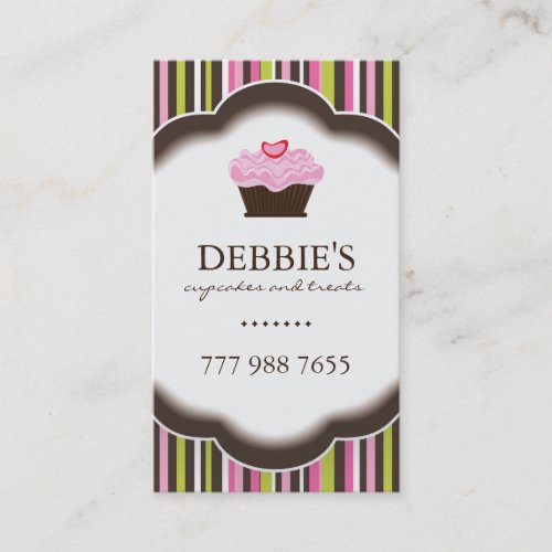 Whimsical Bakery Business Cards