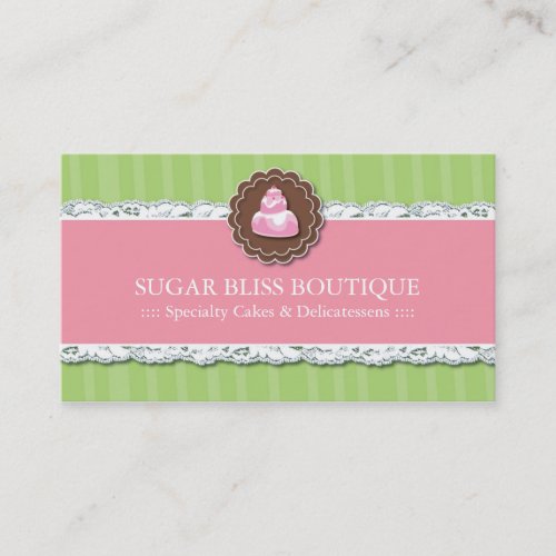 Whimsical Bakery Business Cards