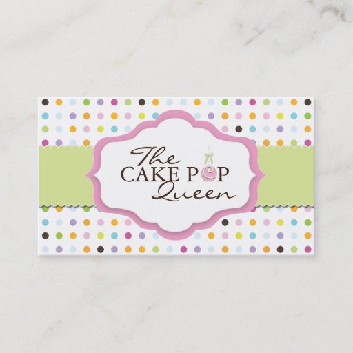 Customizable Whimsical Bakery Business Cards