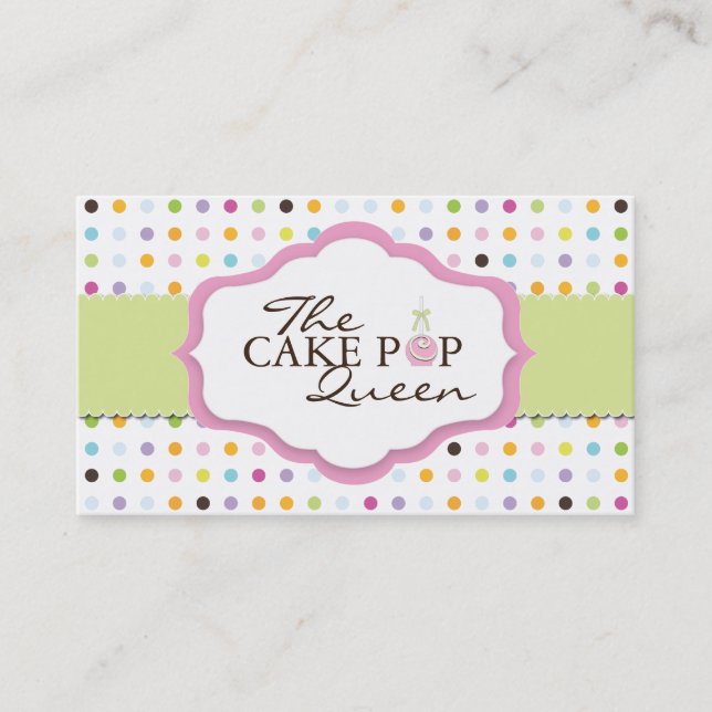 Whimsical Bakery Business Cards (Front)
