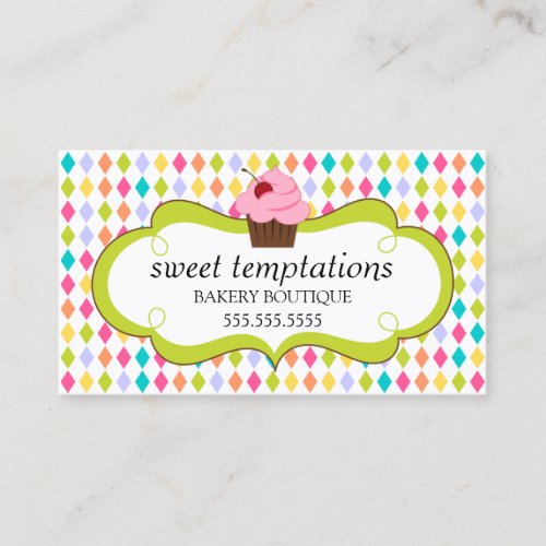 Whimsical Bakery Business Cards