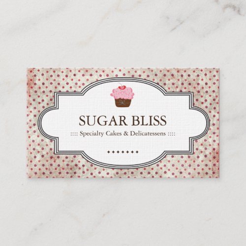 Whimsical Bakery Business Cards