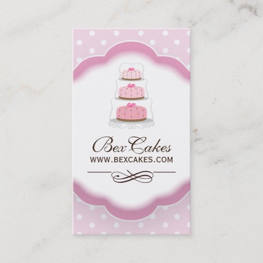 Customizable Whimsical Bakery Business Cards
