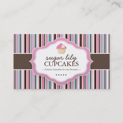 Whimsical Bakery Business Cards