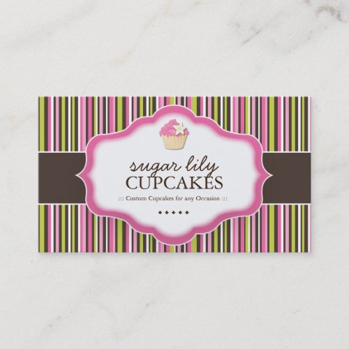 Whimsical Bakery Business Cards