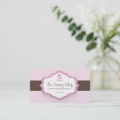 Whimsical Bakery Business Cards (Standing Front)