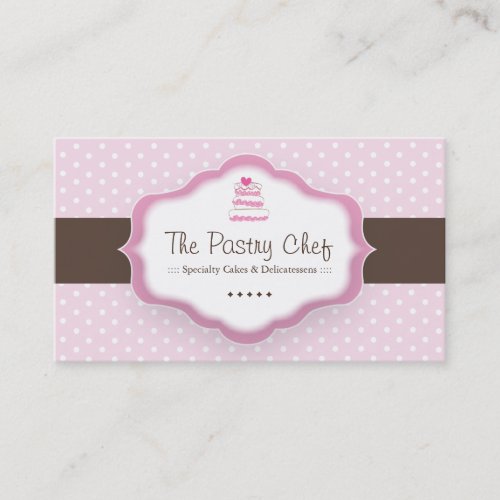 Whimsical Bakery Business Cards