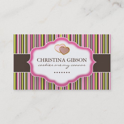 Whimsical Bakery Business Cards