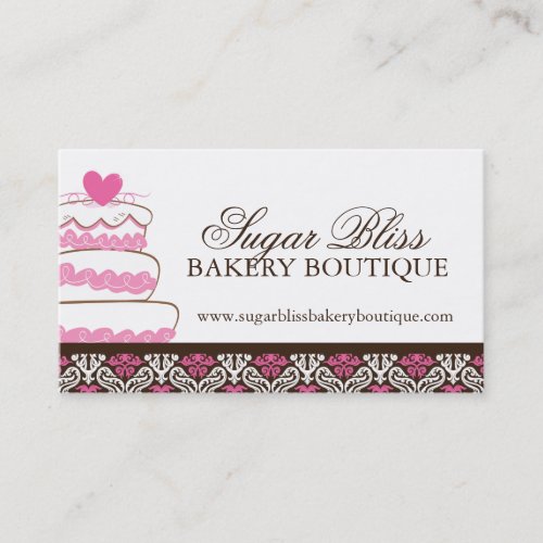 Whimsical Bakery Business Cards