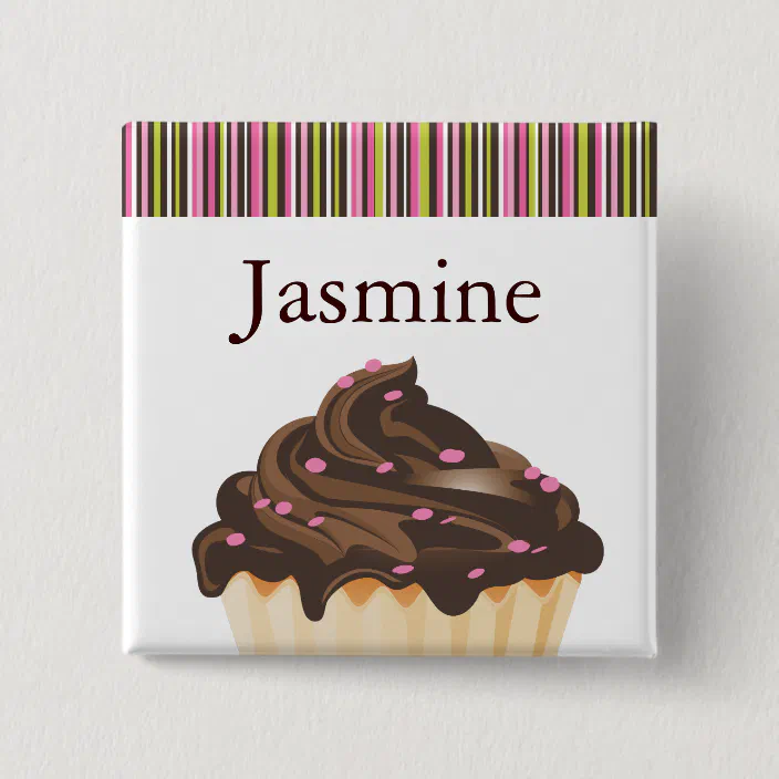 Whimsical Bakery Cupcake Name Button Zazzle Com Whimsical Bakery Cupcake Name Button Zazzle Com