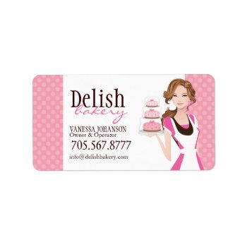 Whimsical Bakery Labels by colourfuldesigns at Zazzle