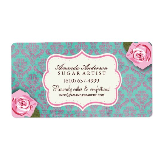 whimsical bakery packaging labels zazzlecom