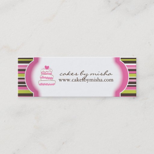 Customizable Whimsical Bakery Packaging Tags Business Card Template
