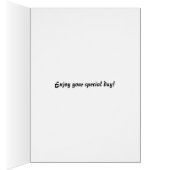Whimsical Bee with Flowers Cards (Inside (Right))