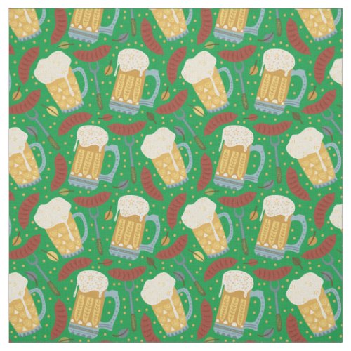 Whimsical Beers  Brats Fabric