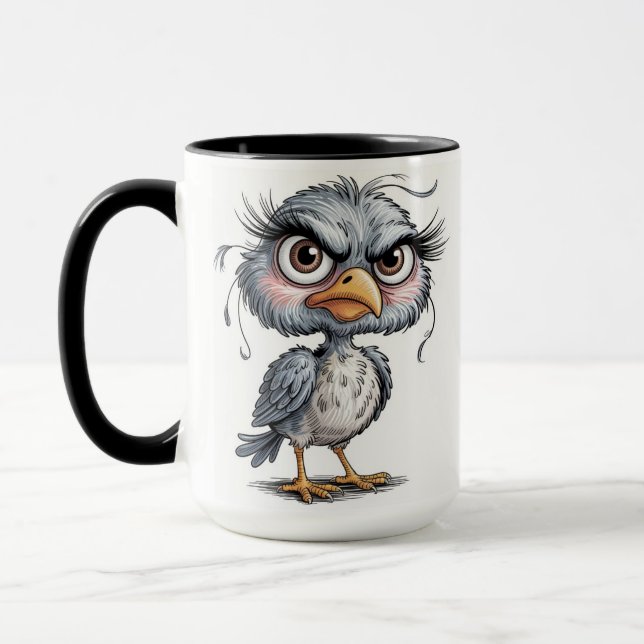 Whimsical bird mug (Left)