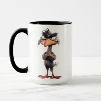 Whimsical bird mug