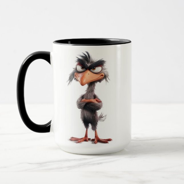 Whimsical bird mug (Left)