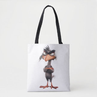 whimsical bird tote bag