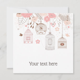 Whimsical Birdcages Personalized