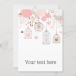 Whimsical Birdcages Personalized Greeting Card