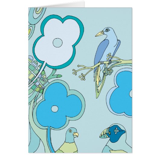 Whimsical Birds Cards (Front)