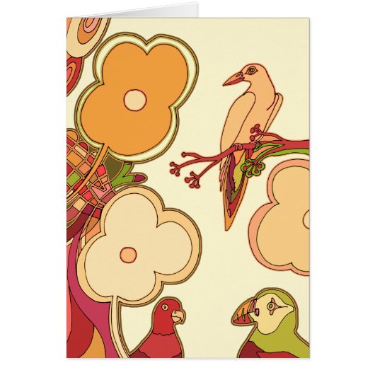 Whimsical Birds Cards (Front)
