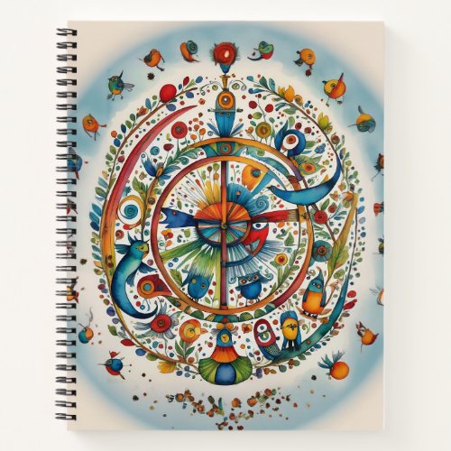 Whimsical Birds in Harmony Notebook