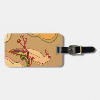 Whimsical Birds Luggage Tag