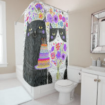Whimsical Birthday Cats Floral Bouquet