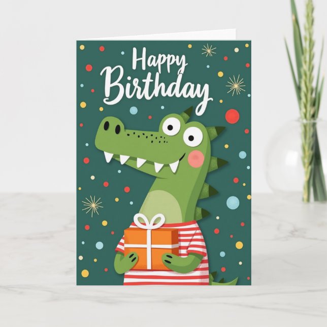 Whimsical Birthday Gift Card (Front)