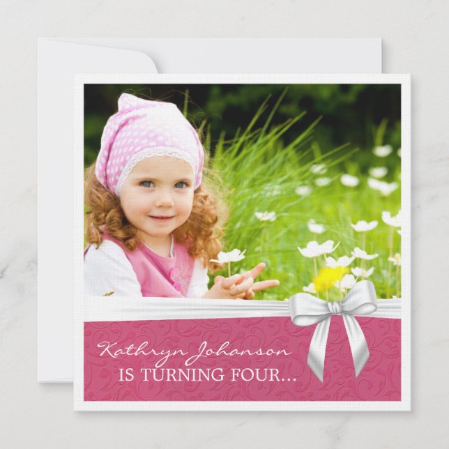 Whimsical Birthday Party Invitation (Front)