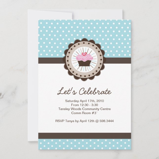 Whimsical Birthday Party Invitation (Front)