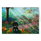 Whimsical Black Cat Creationarts (Front Horizontal)