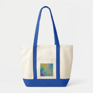 Whimsical black Swirl Pattern Abstract Colorful Tote Bag
