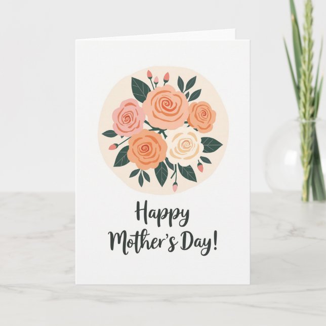 Whimsical Blithe Mothers Day Card (Front)