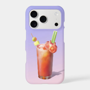 Whimsical Bloody Mary: Surreal Cocktail Art iPhone 17 Pro Case