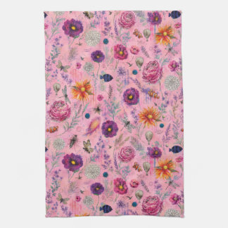 Whimsical Bloom Garden Kitchen Towels