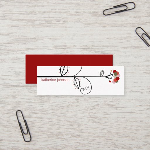 Customizable Bloom Tree Dots | *05 Profile Card | Gift Tag | Business Cards
