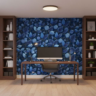 Whimsical Blue Fantasy  Wallpaper